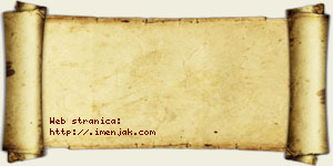 Anđa Simijonović vizit kartica